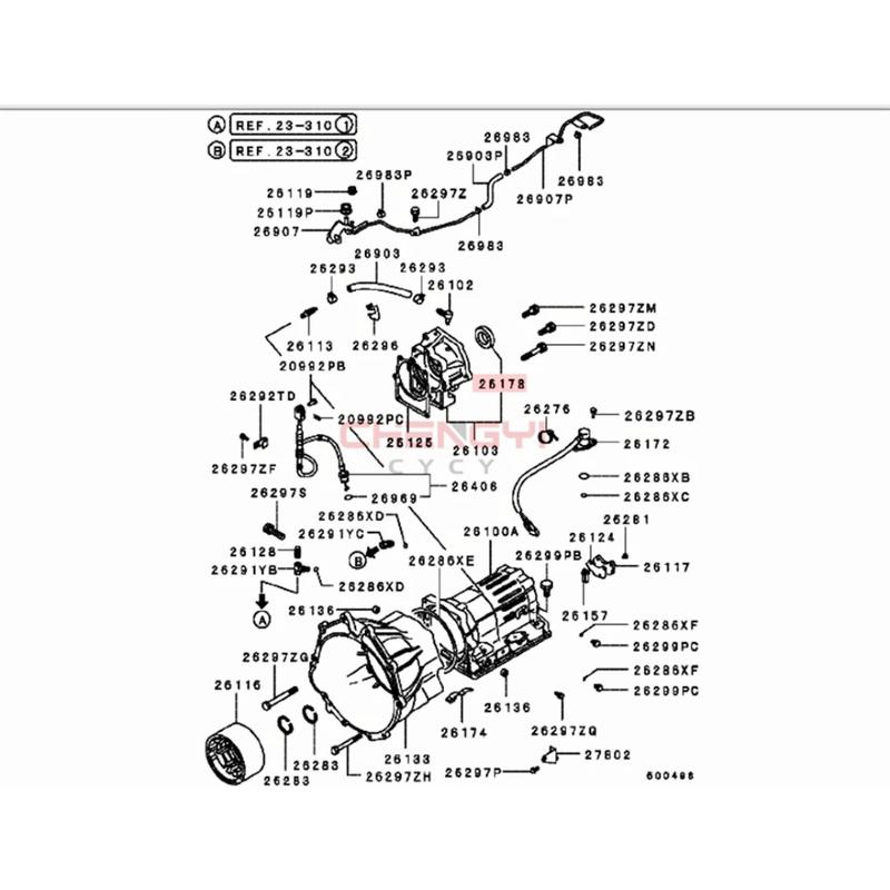 Transmission Rear Connector Oil Seal For Pajero H77W K96W L047G V23W V33W V43W V45W V88W V98W MD609235 BE2852E 45*68.2*7MM
