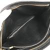 CELINE vintage logo Cluch Bag Bag Pouch Clutch bag Leather Black