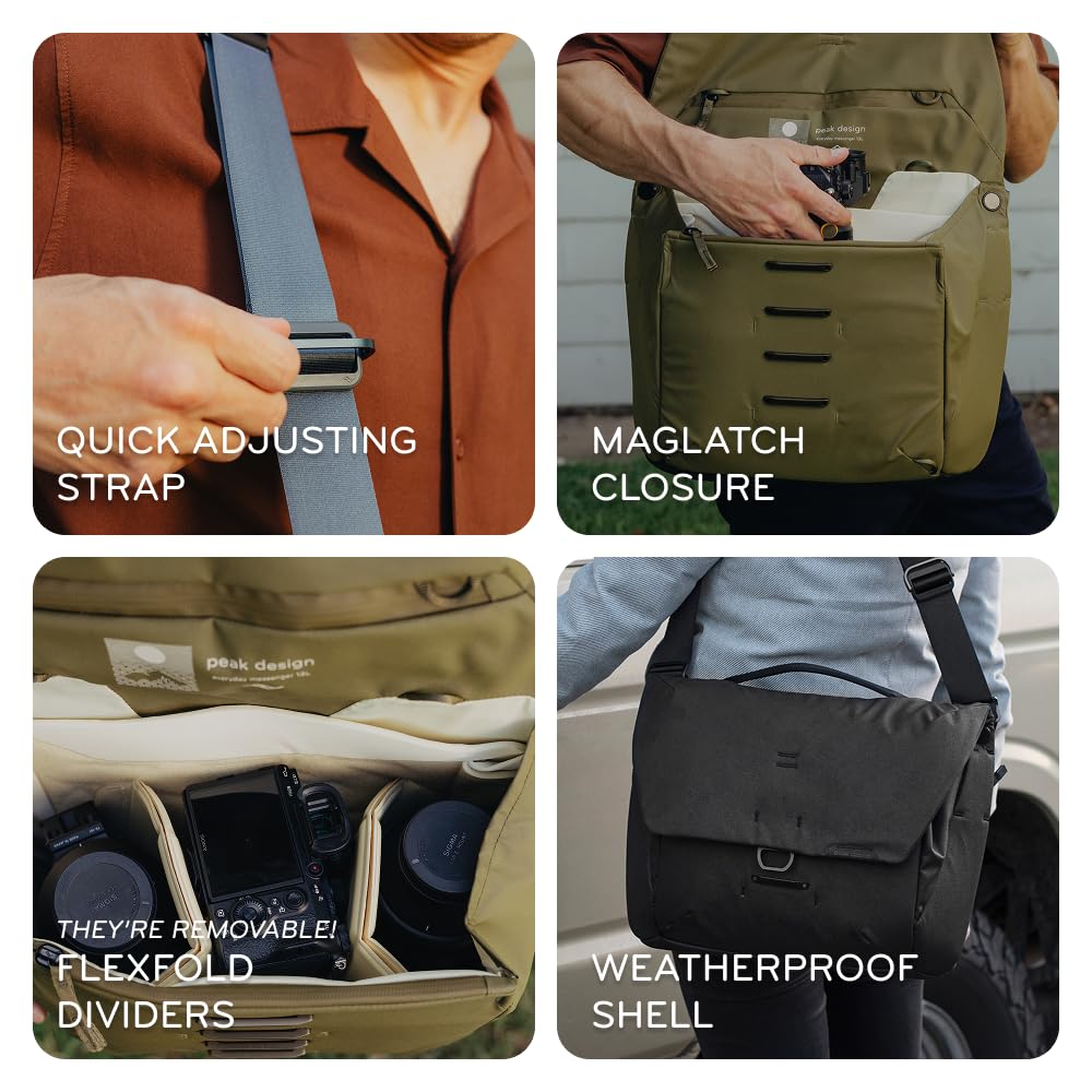 Peak Design Everyday Messenger 13L (BEDM-13-KP-3) Kelp