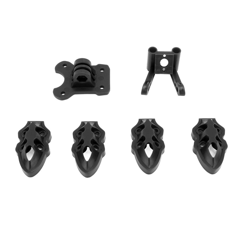 RC FPV Quadcopter Motor Base Camera Antenna Mounting Base Kit For 5‑10in Quadcopter Drone Frame 3D Printed Black
