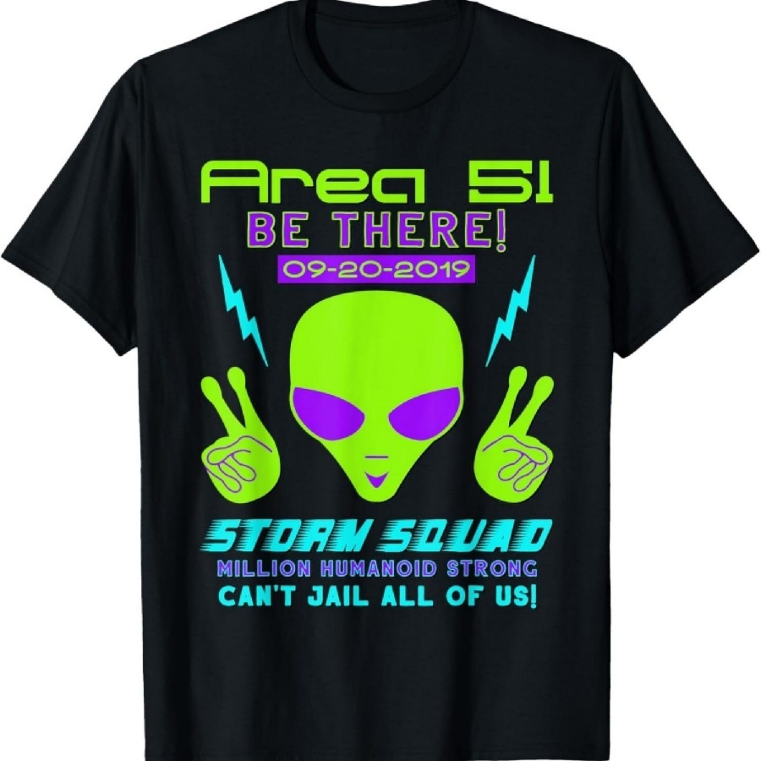 

Area 51 Storm Squad Peace Alien T-Shirt S