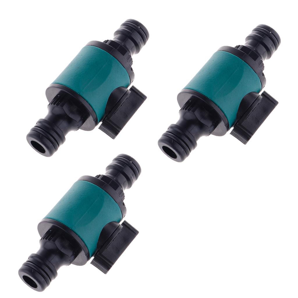 3 Pieces Shut-Off Water Garden Hose Faucet Connector