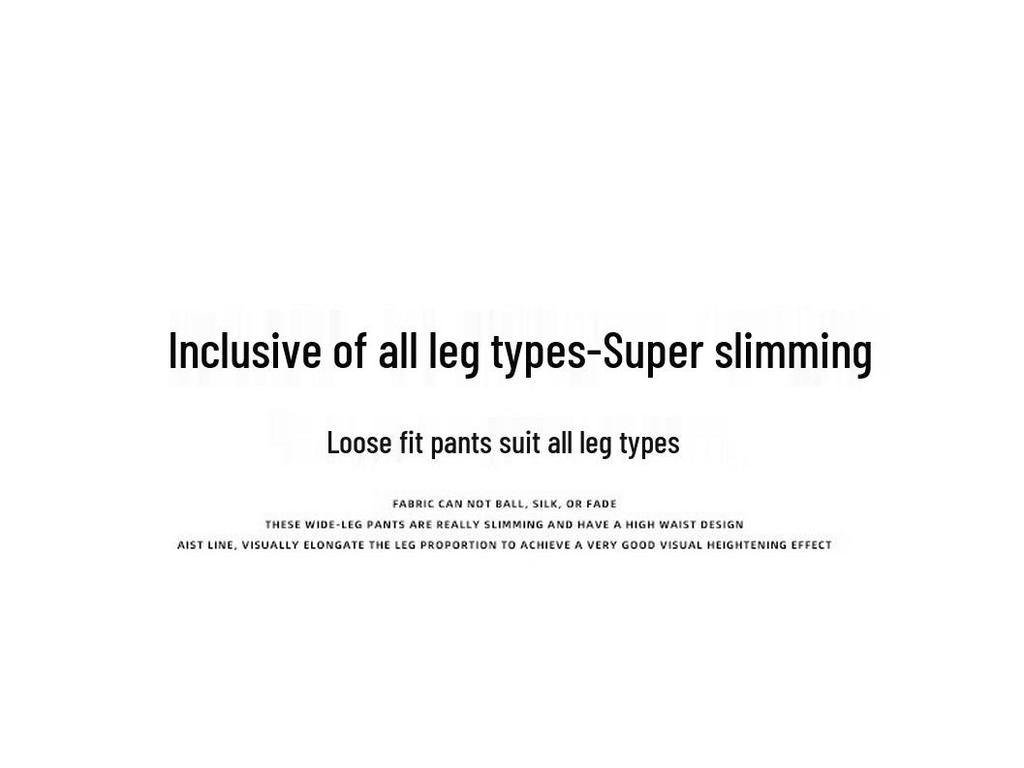 White-Gray High-Waisted Petite Micro-Flared Slimming Horseshoe Pants for Women, Spring/Autumn 2025 Collection