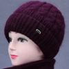 Hat Women's Winter Warmth and Thick Velvet Old Lady Rabbit Woolen Hat Mother Hat