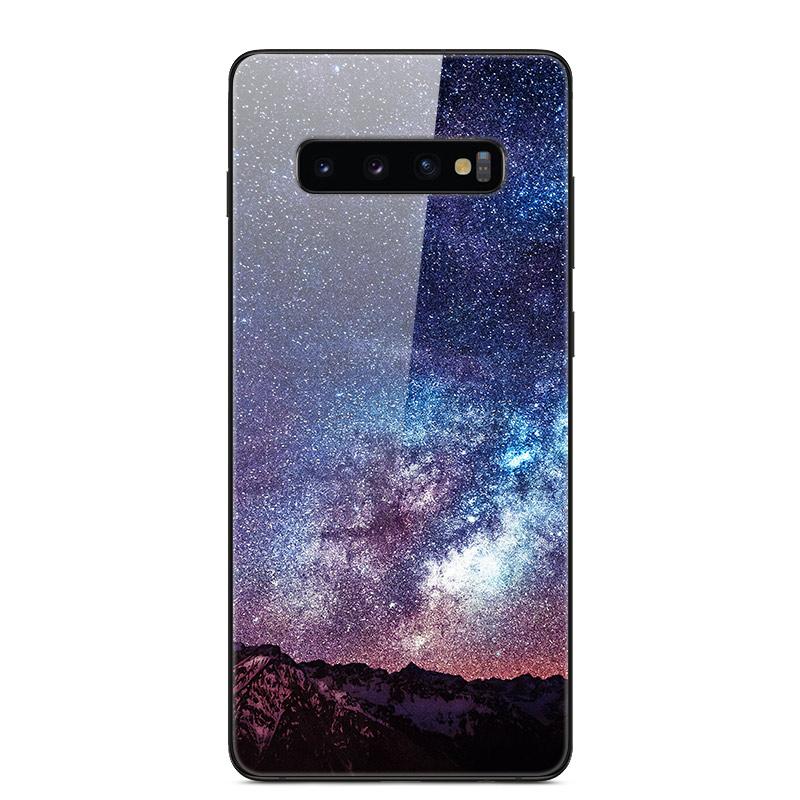 For Samsung S10 Plus Case Tempered Glass Hard Phone Back Cover Coque For Samsung Galaxy S10E S 10 5G S10plus Bumper Cases Capa