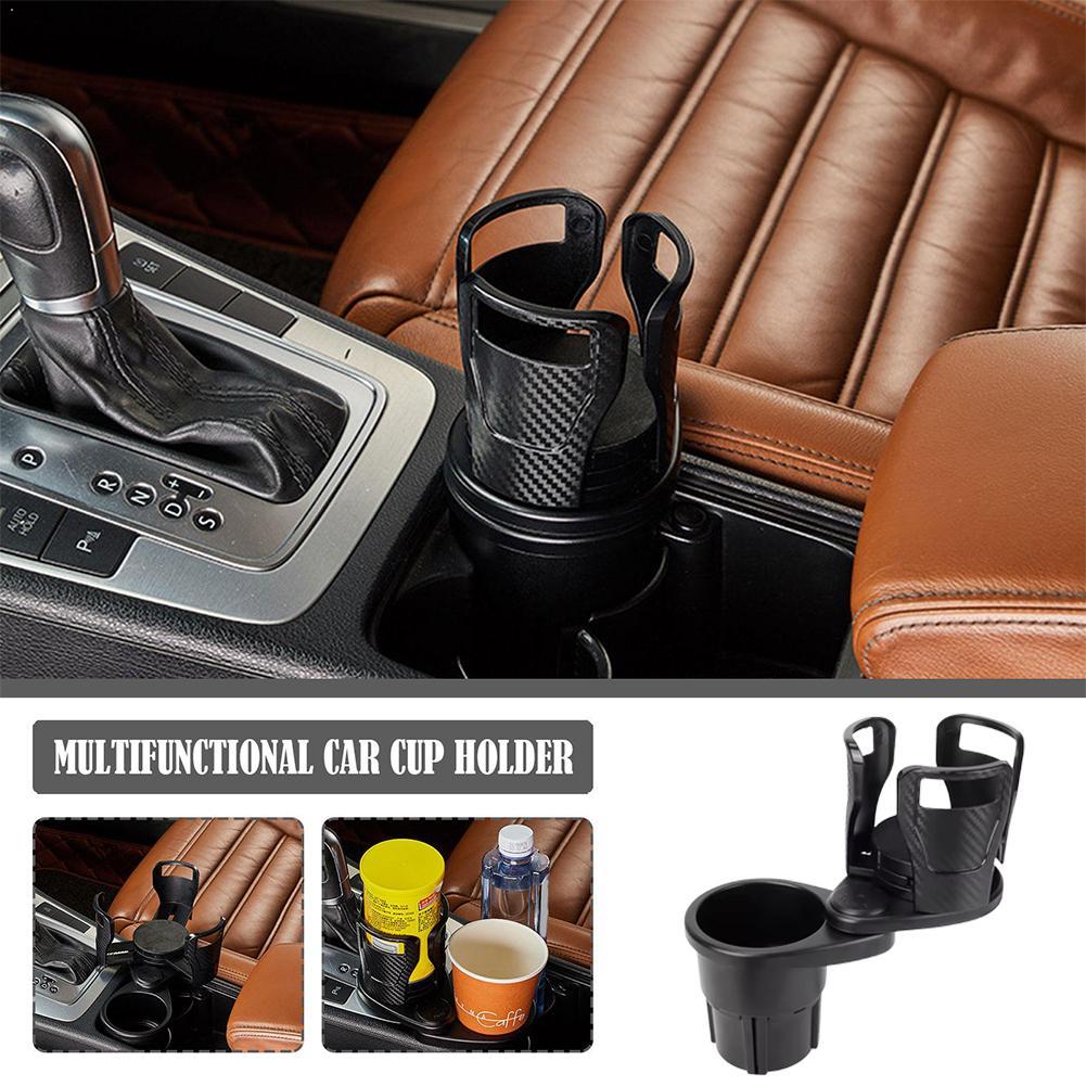 Car Cup Holder Multi Functional Rotating Adjustment Center Console Cup Holder Double Layered Storage Car Beverage Cup Holder