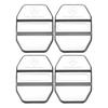 Car Door Lock Cover Protect Buckle Cover Latch Stop Anti Rust For Mercedes Benz A C E GLC Class W166 W176 W205 W204 W213 W177 CJKLM1