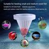 Automatic Feeder With Suction Cup For Aquarium Red Worm Feeding Fish Tank Cone Live Food Tapered  Basket Feeding Dish