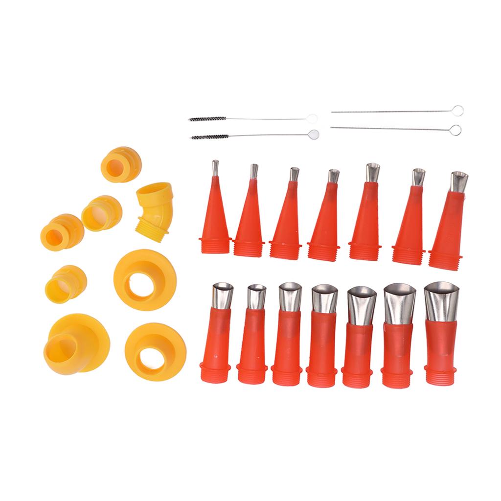 Universelles Integriertes Düsenwerkzeug-Set Edelstahl-Düsenapplikator mit Basis für Fliesen Fensterglas