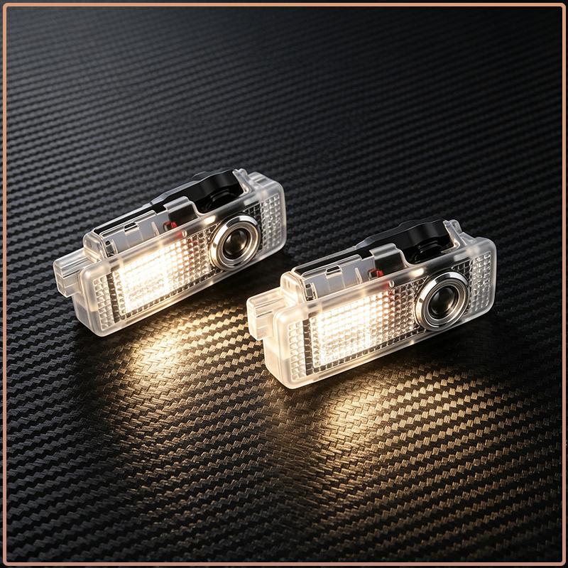 2 Stück Auto LED Tür Willkommens-Projektorleuchten Kabellose Geister Schatten Trittbeleuchtung Für Jaguar XF XE XK F E-Pace F-Pace I-Pace F-TYPE X S F Typ XJ XEL XFL