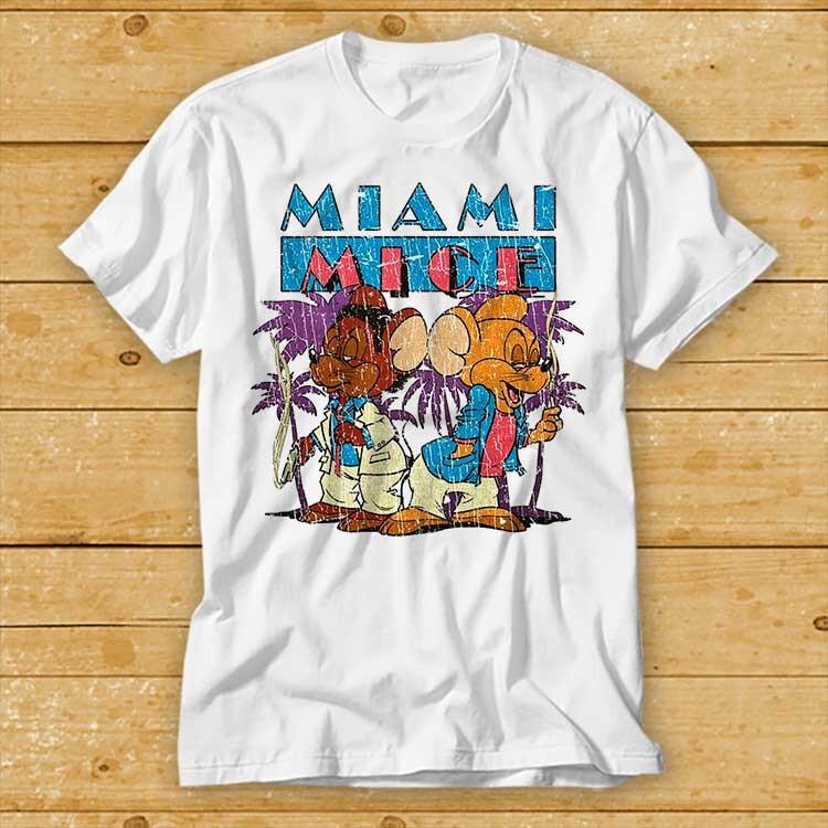 Майка Miami Mice Vice Mighty Mouse Бестселлер 1987 S