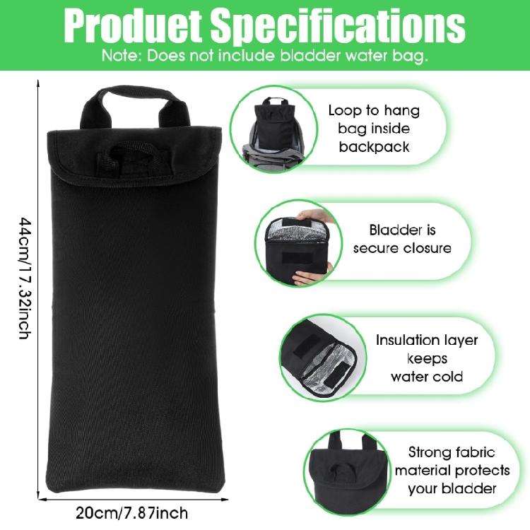 Outdoor Water Bladder Bag Hiking Cycling Camping Water Sleeve Water Insulation Sleeve Cover Coolers Enduring