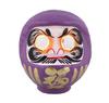 Takasaki Daruma Doll Size 5 Prayer for Ornament/Object, Purple, (15x14x17cm), Victory, HKDM-5-PU-19