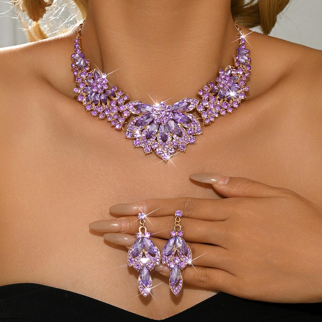 Necklace And Earring Set - Fashion Accessories Set - Wedding Jewelry Set For The Bride