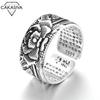Retro Thai For Men Anemone Finger Wedding Wear Fashionable Ring Opening Adjustable And WomenVintage Finger Ring