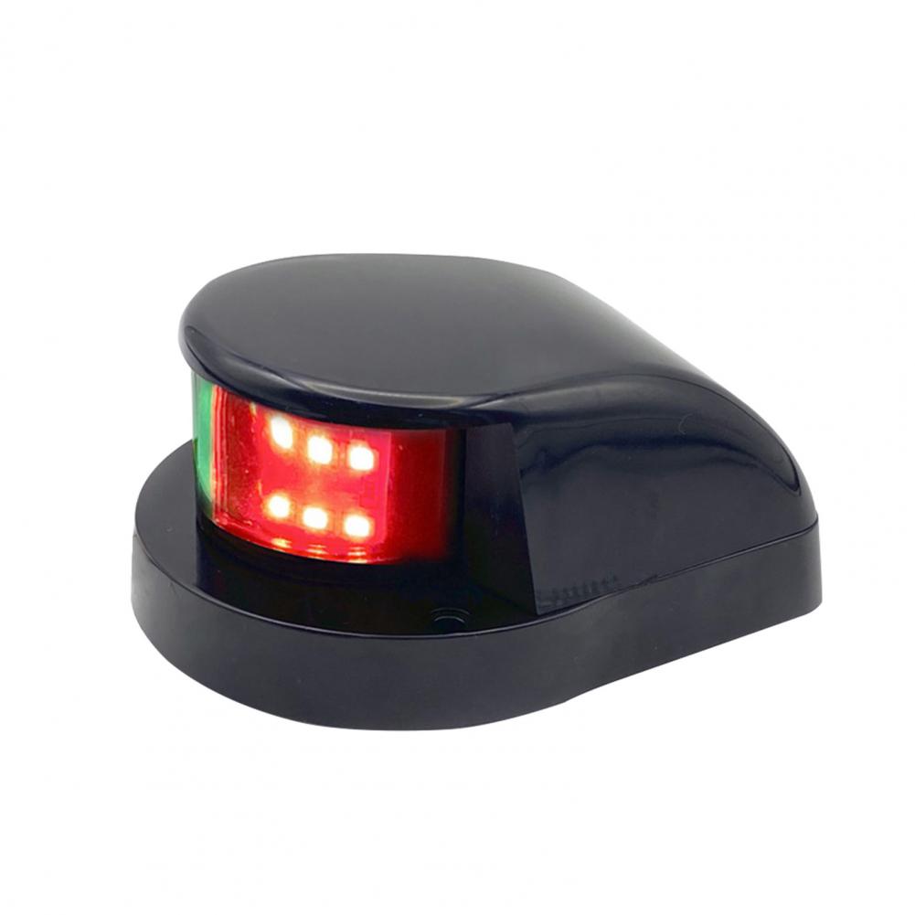 LED Boat Navigation Light Waterproof Yacht Light Small Boat Lights 12V Ship Power Boat Light Red Green Signal Lamp чёрный