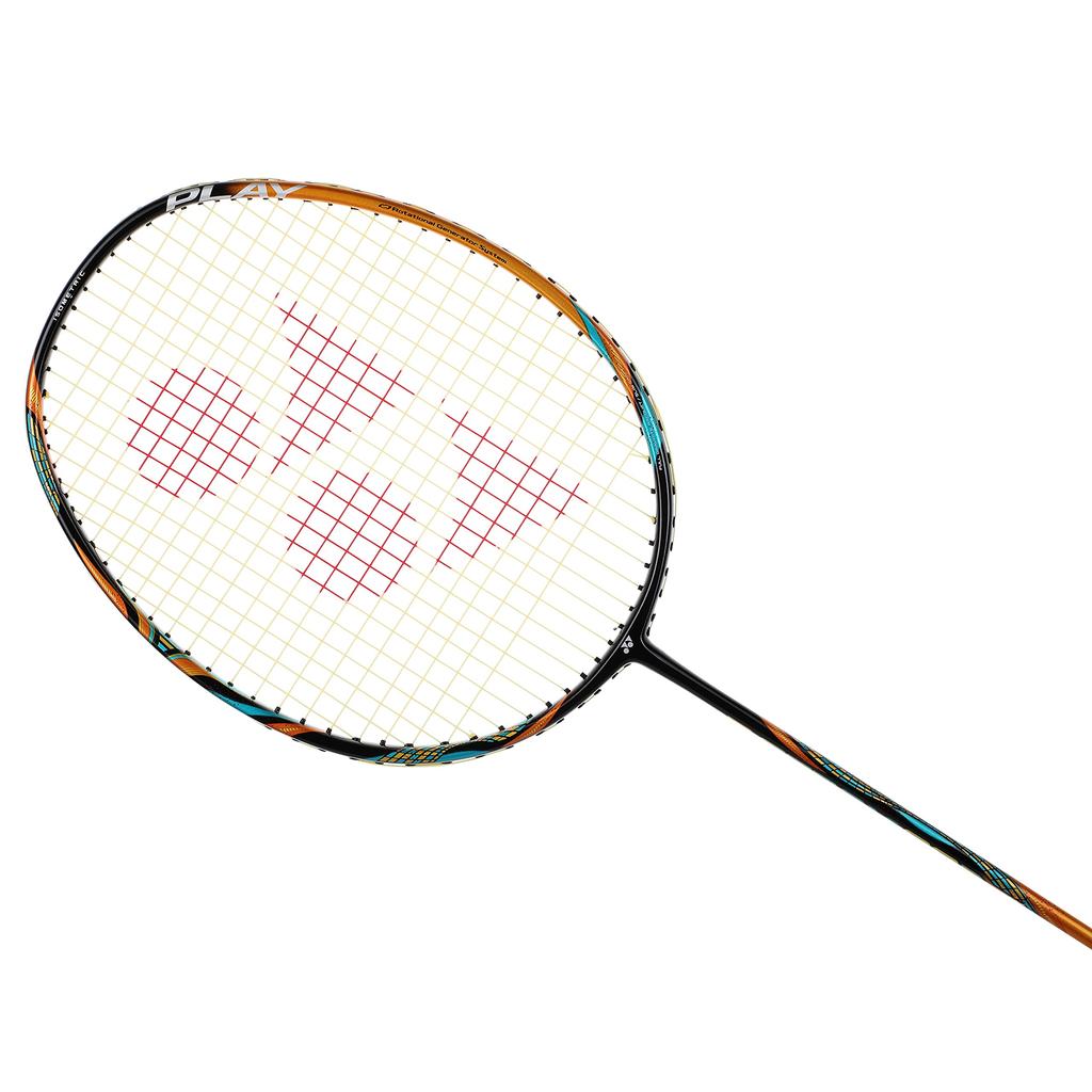 Yonex Astrox 88d Play Badminton Racket with Full Cover (Camel Gold) Material Graphite.