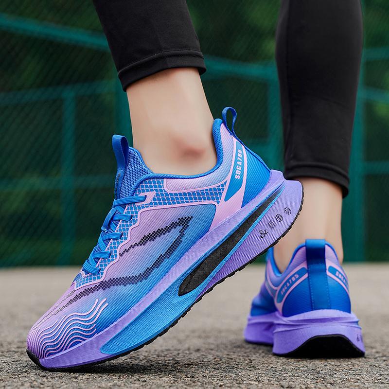 NEW Running Shoes Carbon Board Speciality Stability Marathon Men Sports Breathable Lightweight Women's Comfortable Athletic Nonskid Training Sneakers