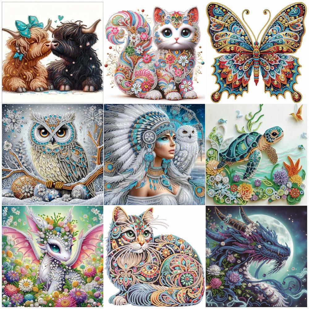 5D Tribal Beauty DIY Diamond Painting Kit – Rhinestone Sticker Decorative Art, Handmade Craft