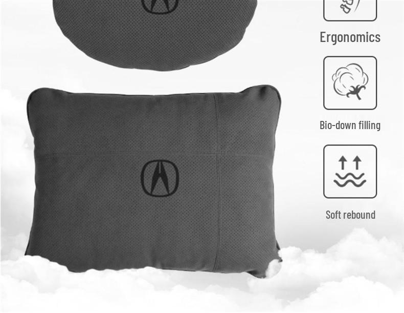 Acura CDX/RDX/TLX/MDX & Maybach Neck and Lumbar Support Pillow Set