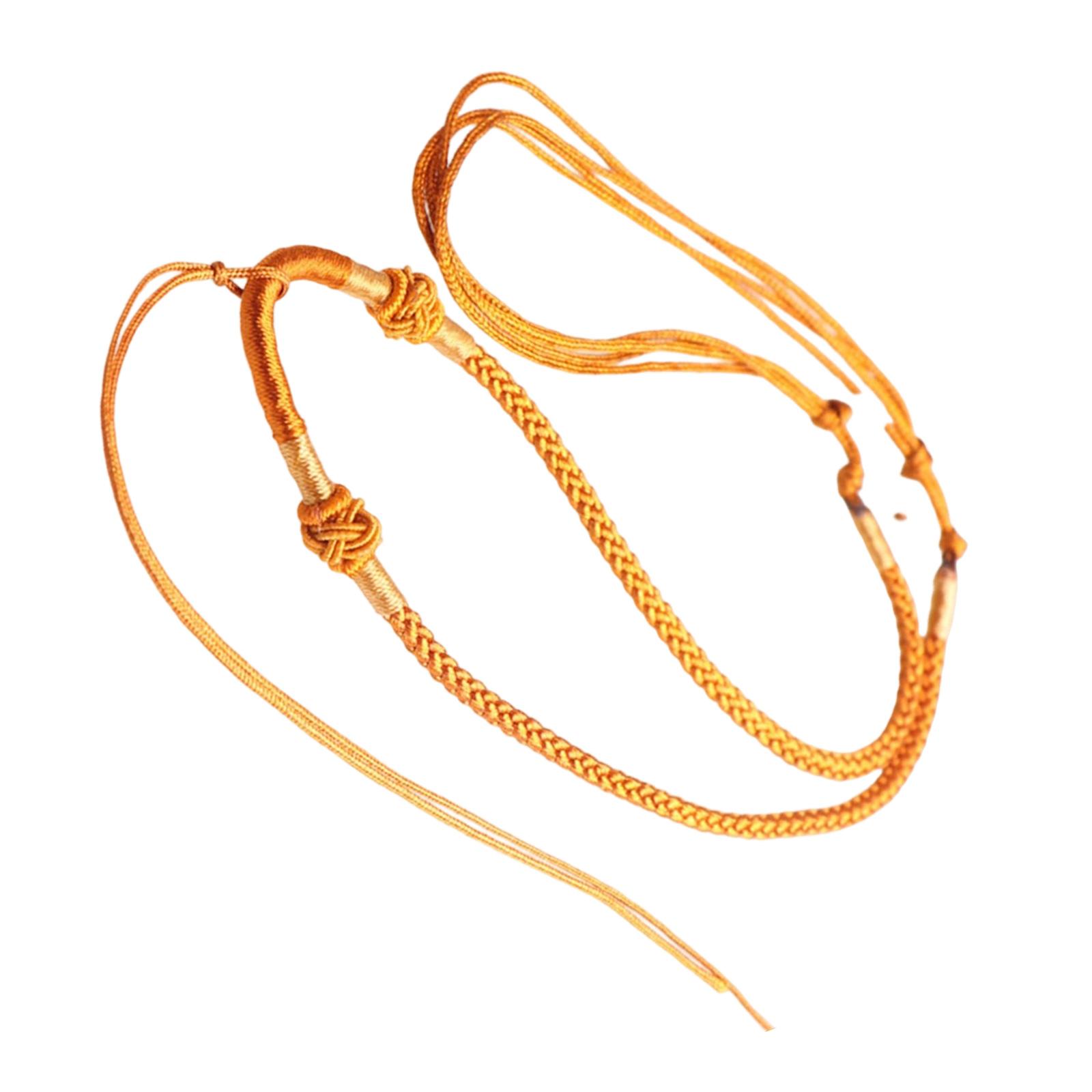 

Adjustable Handwoven Braided Necklace Cord Handmade Necklace Chain for Men and Women Everyday Stylish Accessories