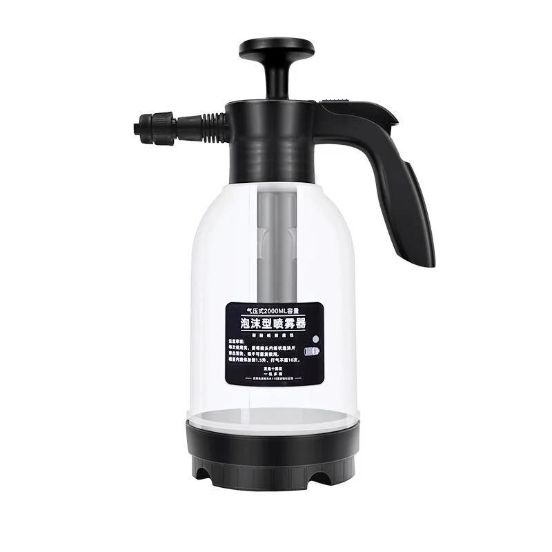 2L Foam Cars Watering Washing Tool Car Wash Sprayer Foam Nozzle Garden Water Bottle Auto Spray Watering Can Car Cleaning Tools White