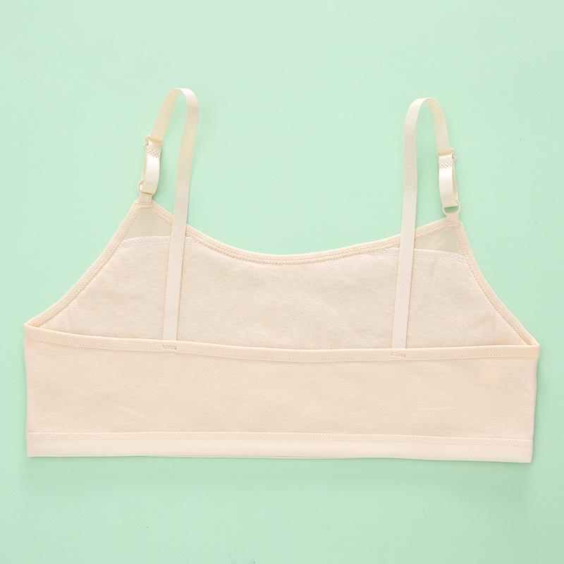 Solid Color Training Bra for Girls Aged 12-15