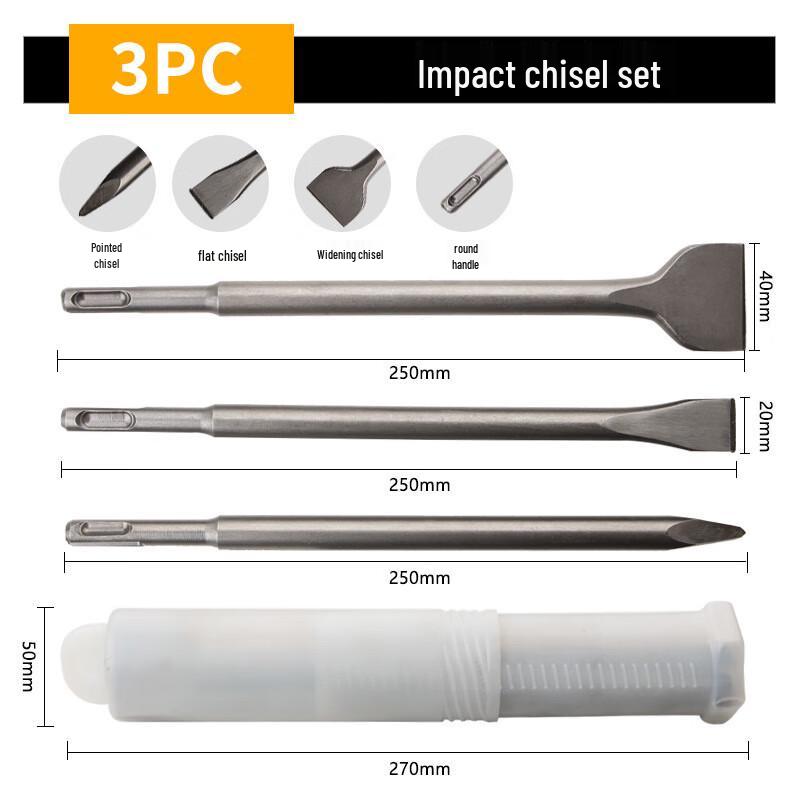 SDS-Plus Rotary Hammer Drill Bit and Chisel Set