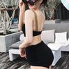 2024 New Korean Style Solid Color High Waist Tummy Control Bikini Swimwear