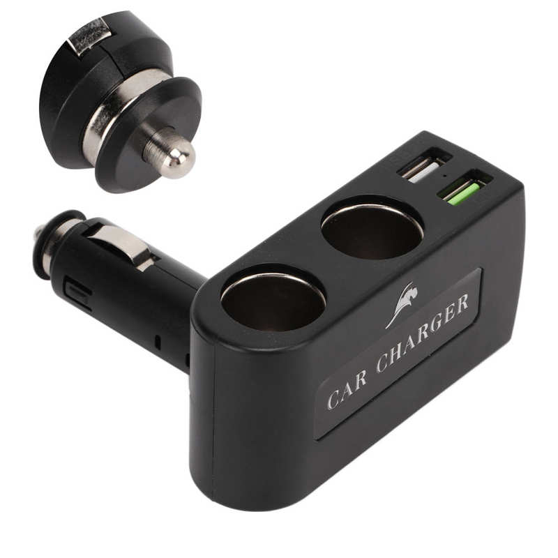 Zigarettensplitter, 2 Steckdosen, intelligente Schaltung, Autoladegerät für Telefon