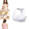 Women Breathable Padded Sports Bra With Hollow Out Design And Pure Color
