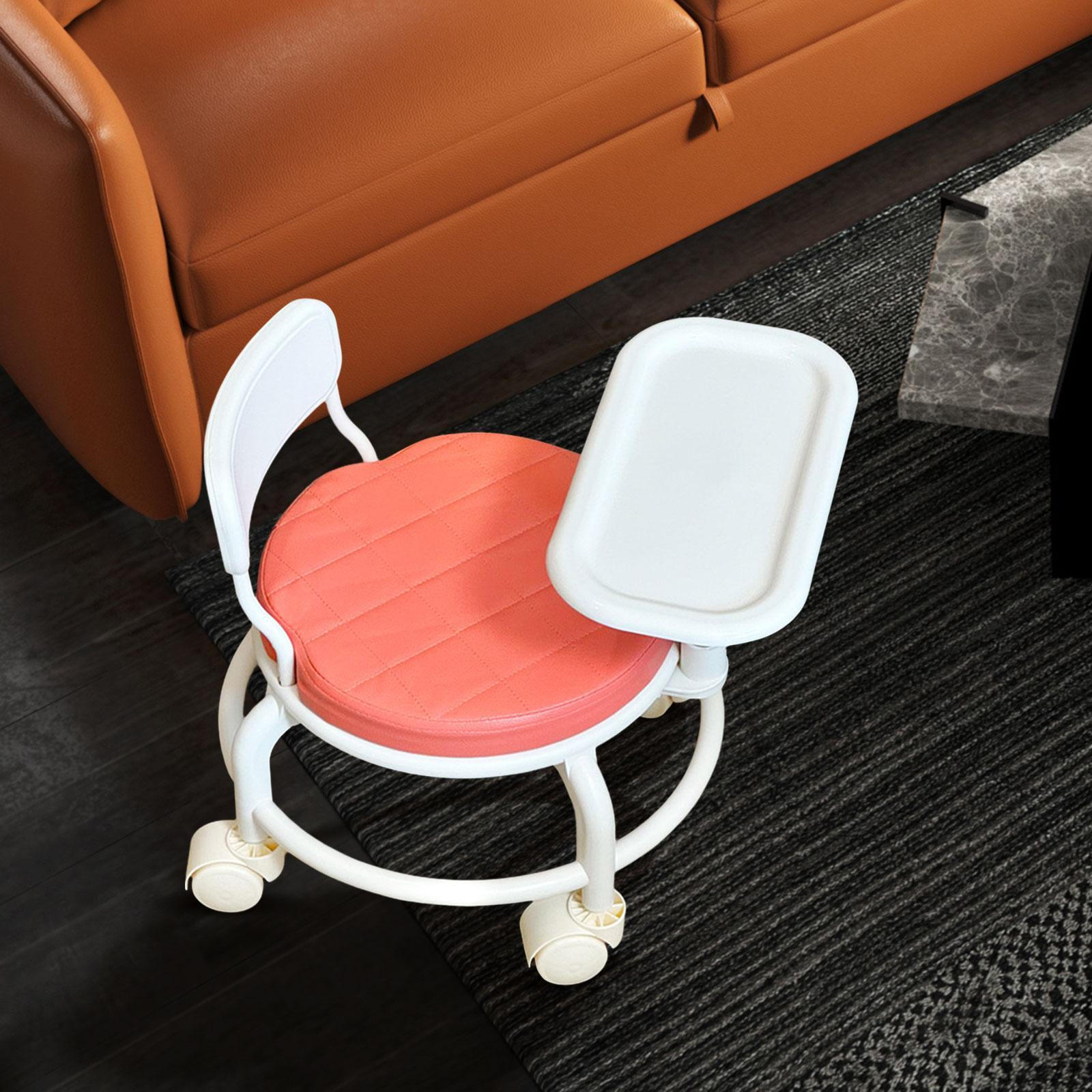 

Детский стульчик для кормления с универсальными колесами, съемный поднос, эргономичный, устойчивый, легкий розовый