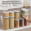 Sealed Jar Kitchen Spice Storage Bins with Divided Compartments Stackable Design Easy Access Sliding Lid Spices Snacks Storage Box