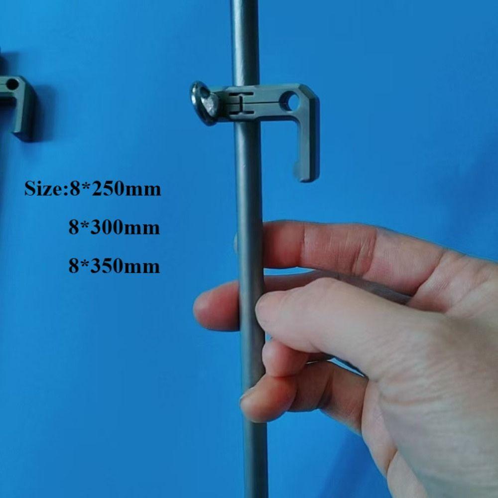 Lightweight 360° Rotatable Pegs 25/30/35cm Tent Titanium Nails  Camping Hiking Accessories