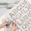 Paper Ceramic Decals Pottery Ceramics Clay Transfer Paper Underglaze Flower Paper Letter 520x370mm Pattern: 48x33mm