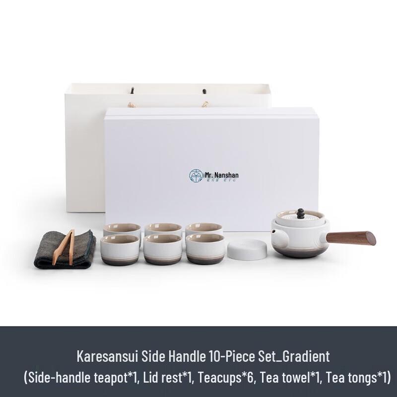 Nanshan Gentleman Black Pottery Kung Fu Tea Set