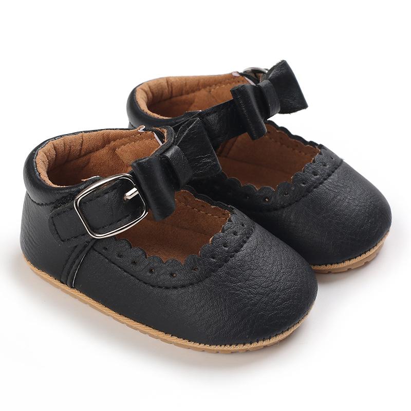 Jaro a podzim Dětská batolecí obuv 0-1 rok Měkký spodek Dětská obuv Měkká gumová podrážka Prodyšná princezna Boty