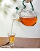 Glass Teapot with Heat-Resistant Handle, Tea Separation Set, Small Hand-Held Brewing Pot