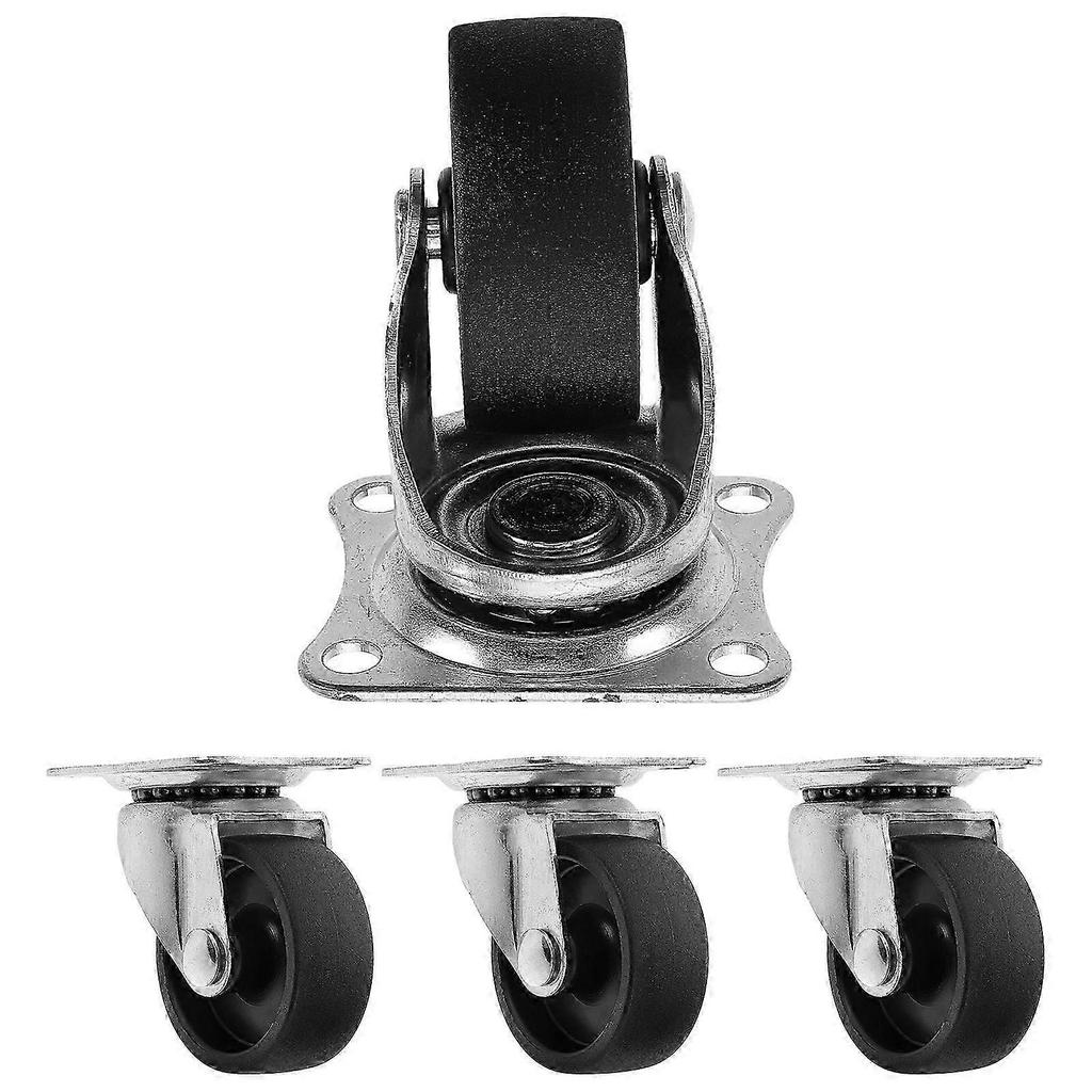 Heavy Duty Office Chair Replacement Wheels, 4-Pack Nylon Casters for Hard Floors, Quiet Rollerblade Style, Universal Fit for Desk and Task Chairs