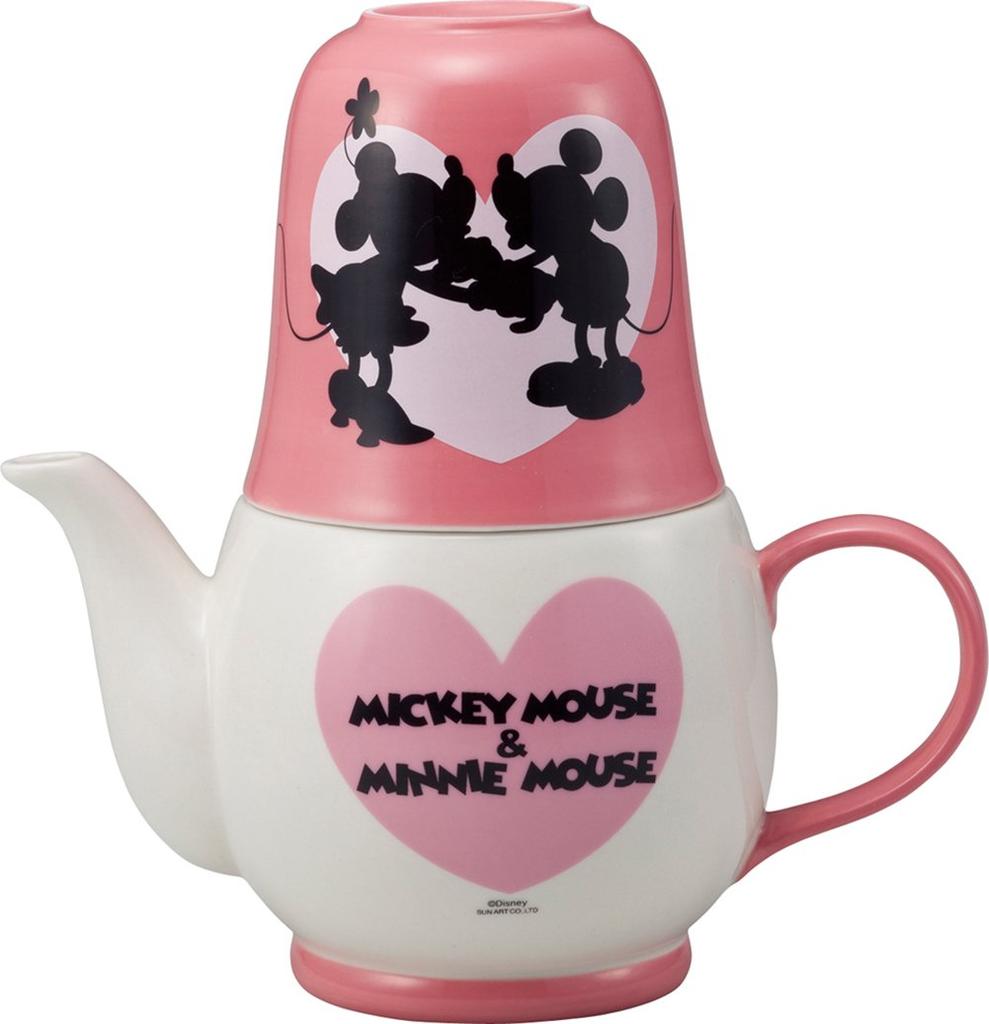 Sun Art Disney Mickey Minnie Teapot Cups Set for SAN2228 & & (Tea 2)