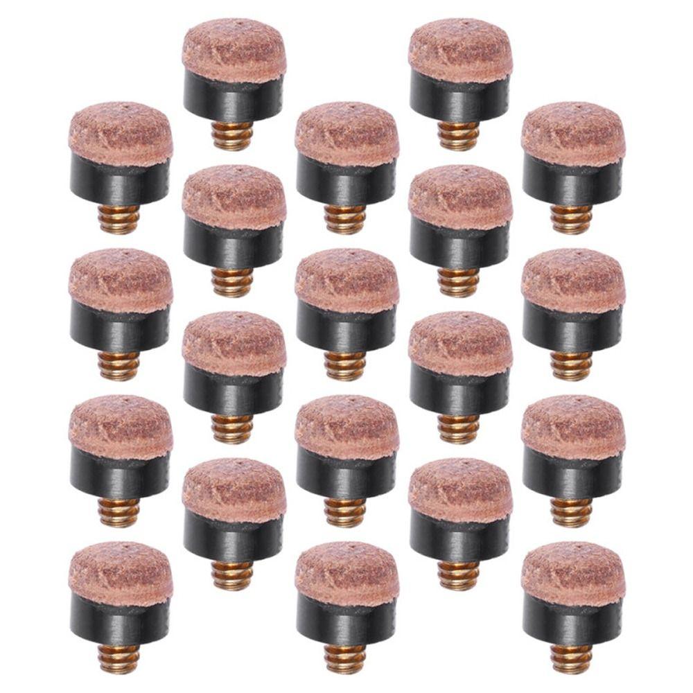 10/11/12/13mm Snooker Billard Soft Kit Screw On Cue Tips Billard Cue Pool Tips Billiard Replacement