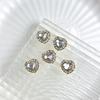 Xi Fei Hui Palace Alloy Nail Art Jewelry New Chinese-Style Explosive Flash Fertilizer Square Love Water Drop Diamond Palace Armor With Diamond