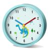 Cute Cartoon Alarm Clock Panda Silent Quartz Loudspeaker Mute Table Desk Clock for Kids Bedroom Nursery Study Room Decor
