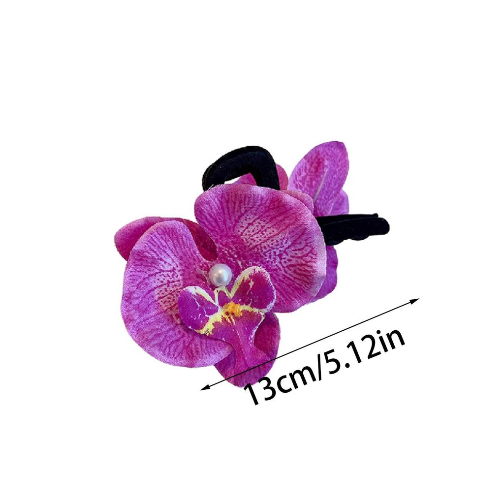 Fashion Pearl Flower Hair Clips For Women Bohemia Large Hair Claw Clamp Hairpins Barrettes Girls Beach Hair Accessories Headwear
