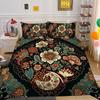 Set Biancheria da Letto Matrimoniale Alta Qualità Fiori Stampa 3D Copriletto Donna Decorazione Camera da Letto