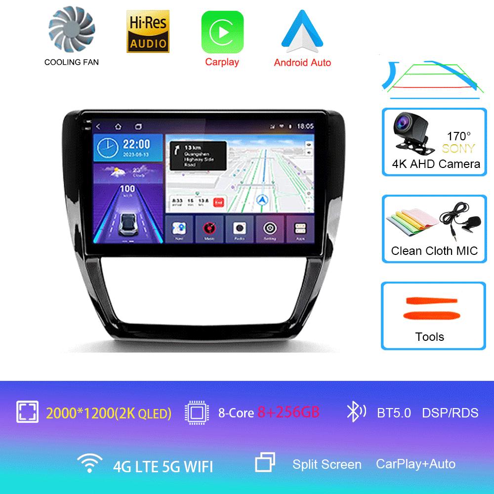 Android 14 Car Radio For Volkswagen Jetta 6 2011 - 2018 Multimedia Video Player Navigation Stereo GPS No 2din 2 Din Dvd