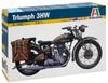 Platz Italeri 1/9 Scale WWII British Triumph 3HW Military Motorcycle Plastic Model Kit IT7402