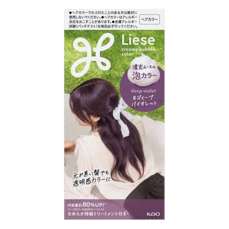 Kao - Liese Creamy Bubble Hair Color For Black Hair