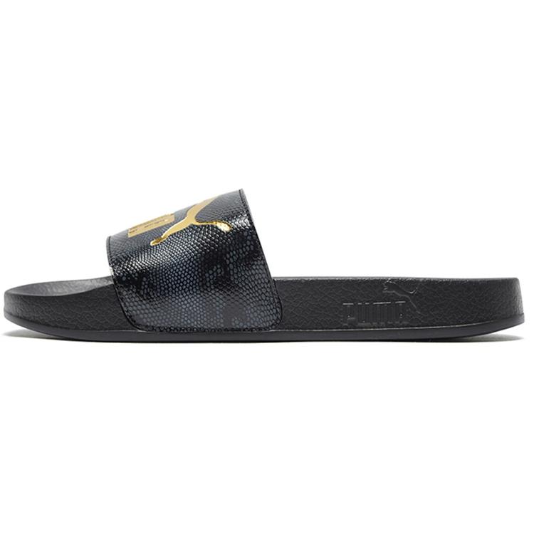 PUMA Leadcat Snake Lux Slide Sandal Black Men s 370693-01 EU 35.5
