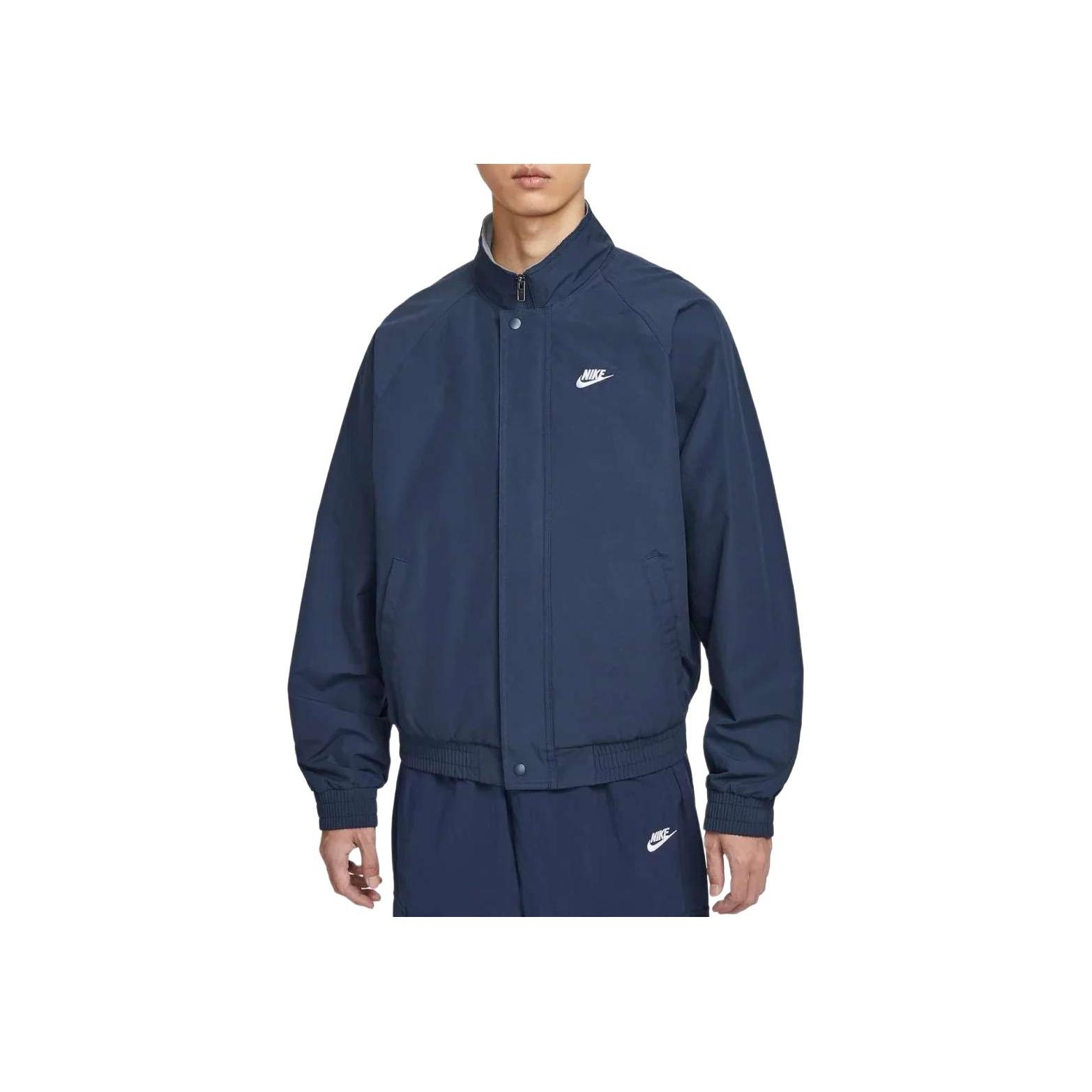 Nike Клубное поло с воротником, спортивное повседневное, свободная куртка, мужская куртка, синяя FZ0657451 2XL
